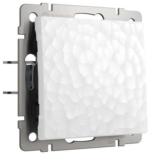 Выключатель без рамки Werkel Hammer 1-кл. белый картинка